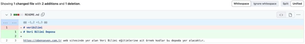 Git ve Github ile Çalışmak 45