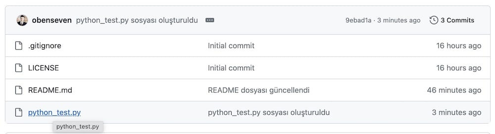 Git ve Github ile Çalışmak 52