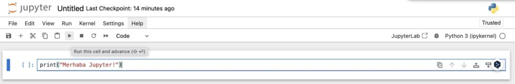 Jupyter Notebook ile Çalışmak 7 Jupyter Notebook ile Çalışmak 6