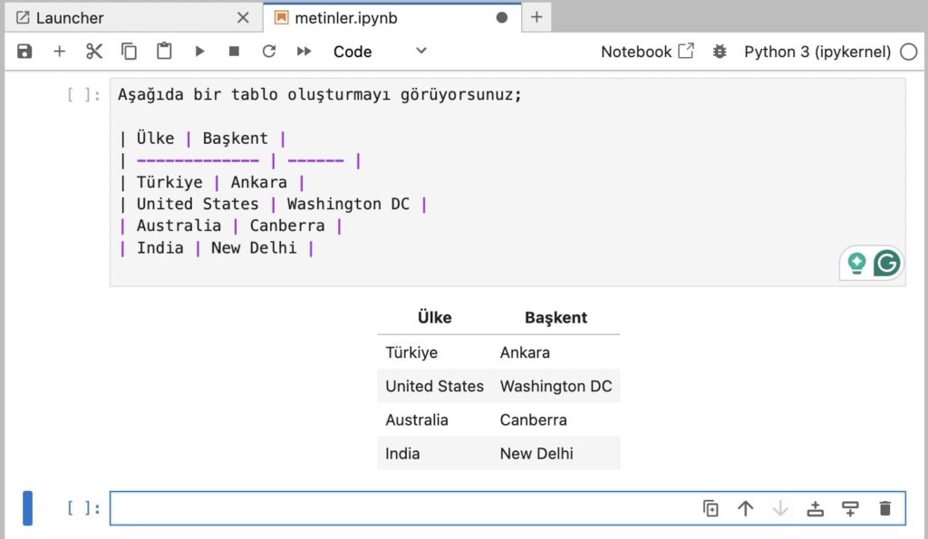 Jupyter Notebook ile Çalışmak 98